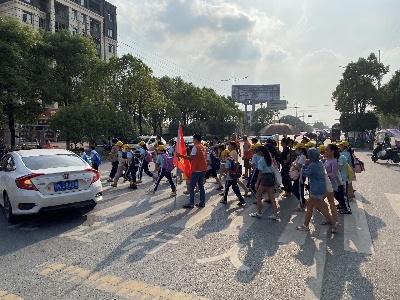 【分宜有爱】钤东街道二处社区：九九志愿者 文明你先行